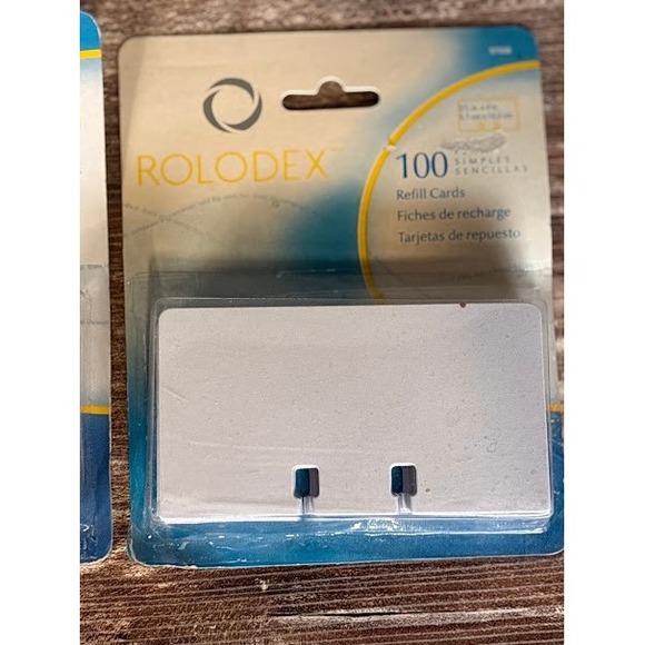 Rolodex Petite Refill Cards 100 Count Ruled and Blank Sets Office Organization - Picture 3 of 3